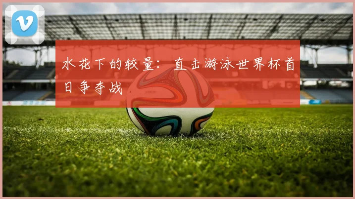 水花下的较量：直击游泳世界杯首日争夺战