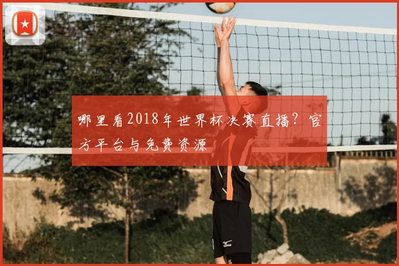 哪里看2018年世界杯决赛直播？官方平台与免费资源